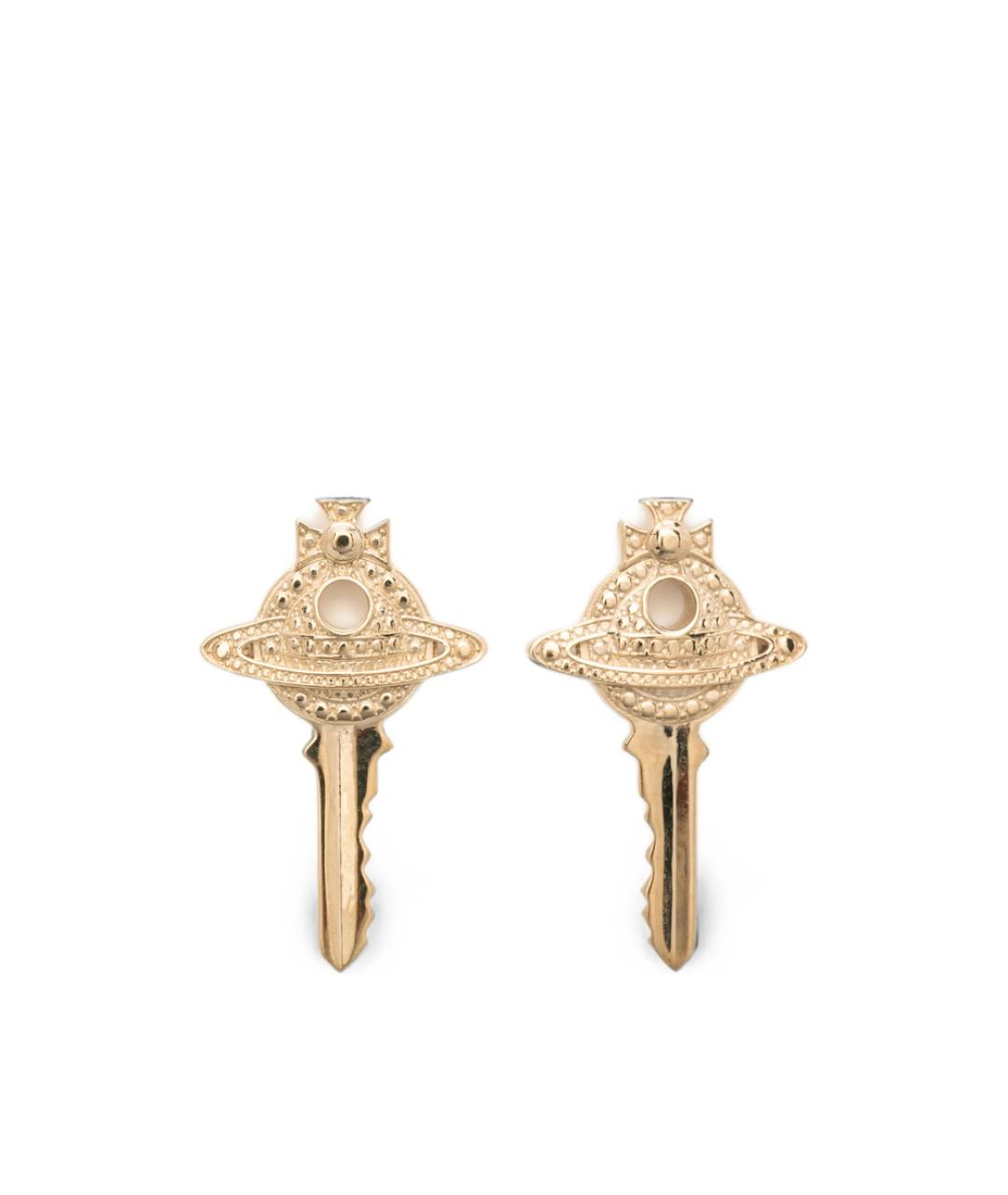 VIVIENNE WESTWOOD Золотые серьги, фото 1