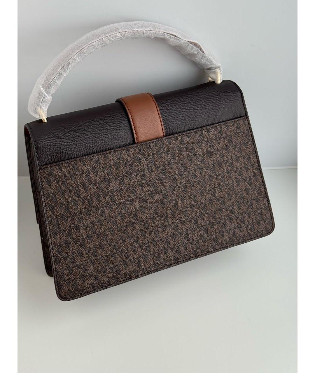 MICHAEL KORS Коричневая канва сумка через плечо, фото 3
