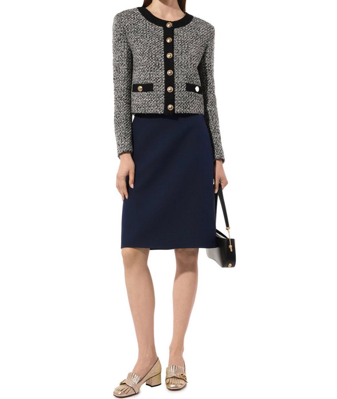 GUCCI Золотые кожаные туфли, фото 6