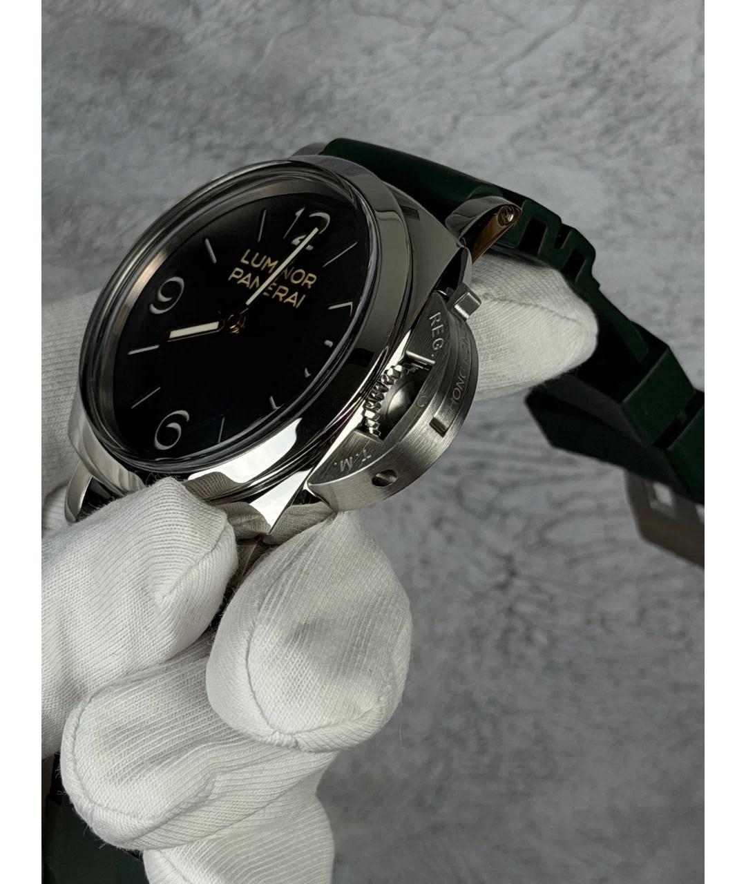PANERAI Черные металлические часы, фото 3