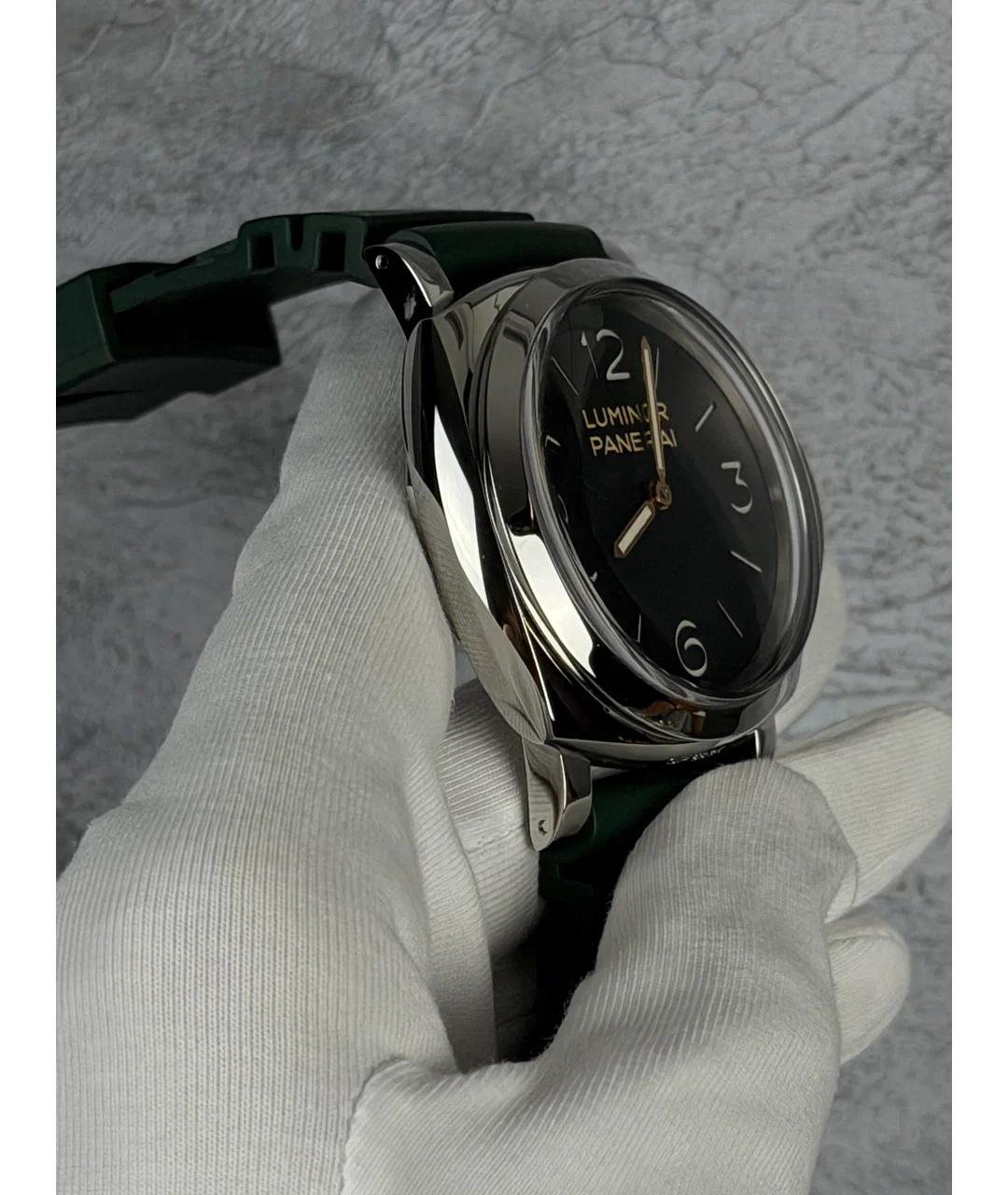 PANERAI Черные металлические часы, фото 4