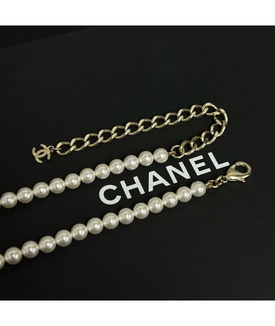 CHANEL Бежевое колье, фото 3