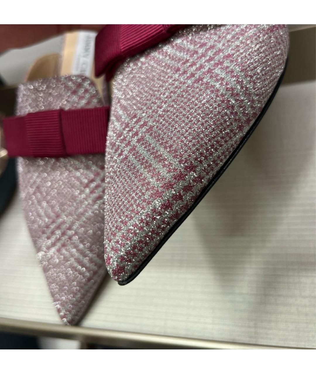 JIMMY CHOO Розовые мюли, фото 3