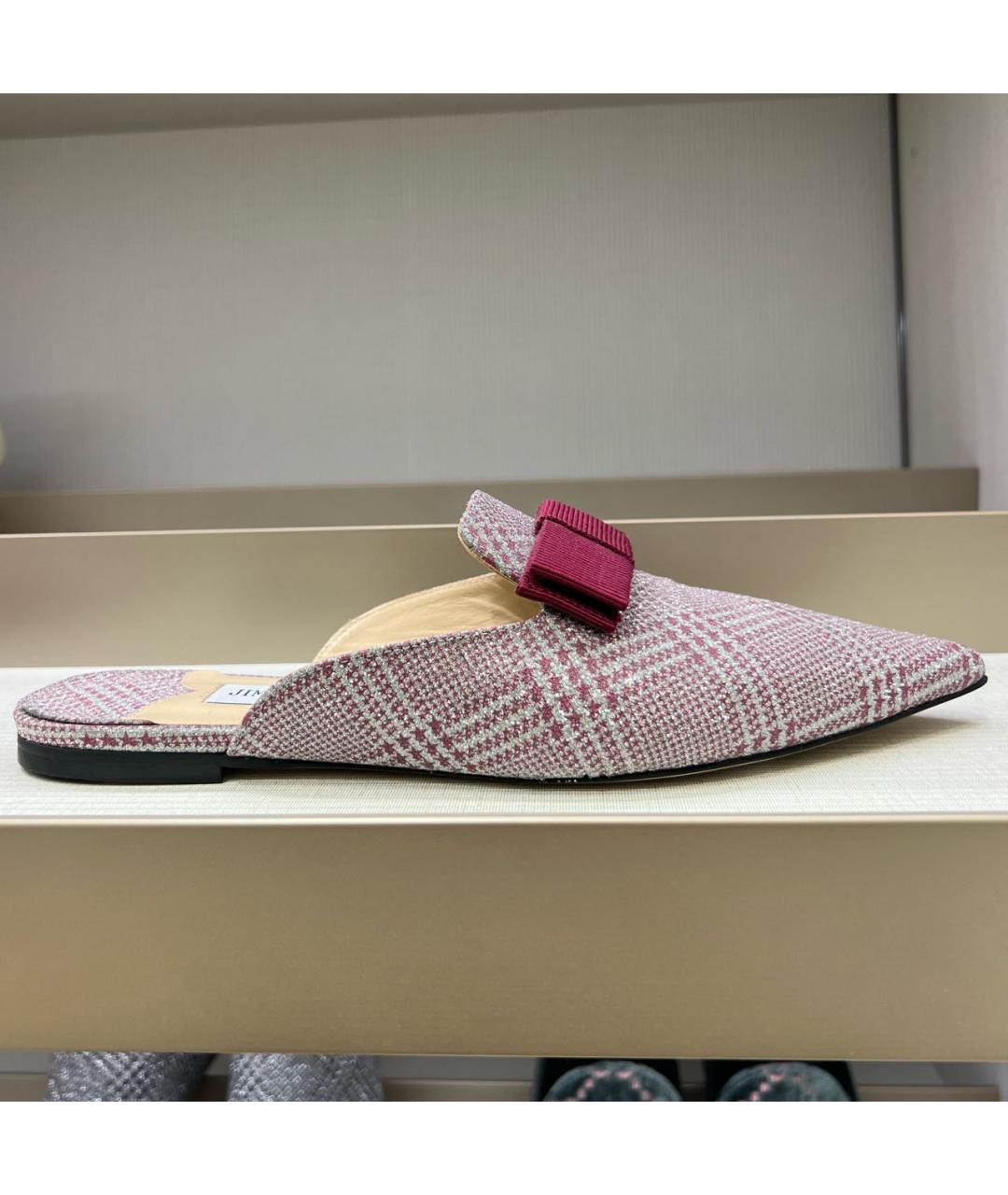 JIMMY CHOO Розовые мюли, фото 5
