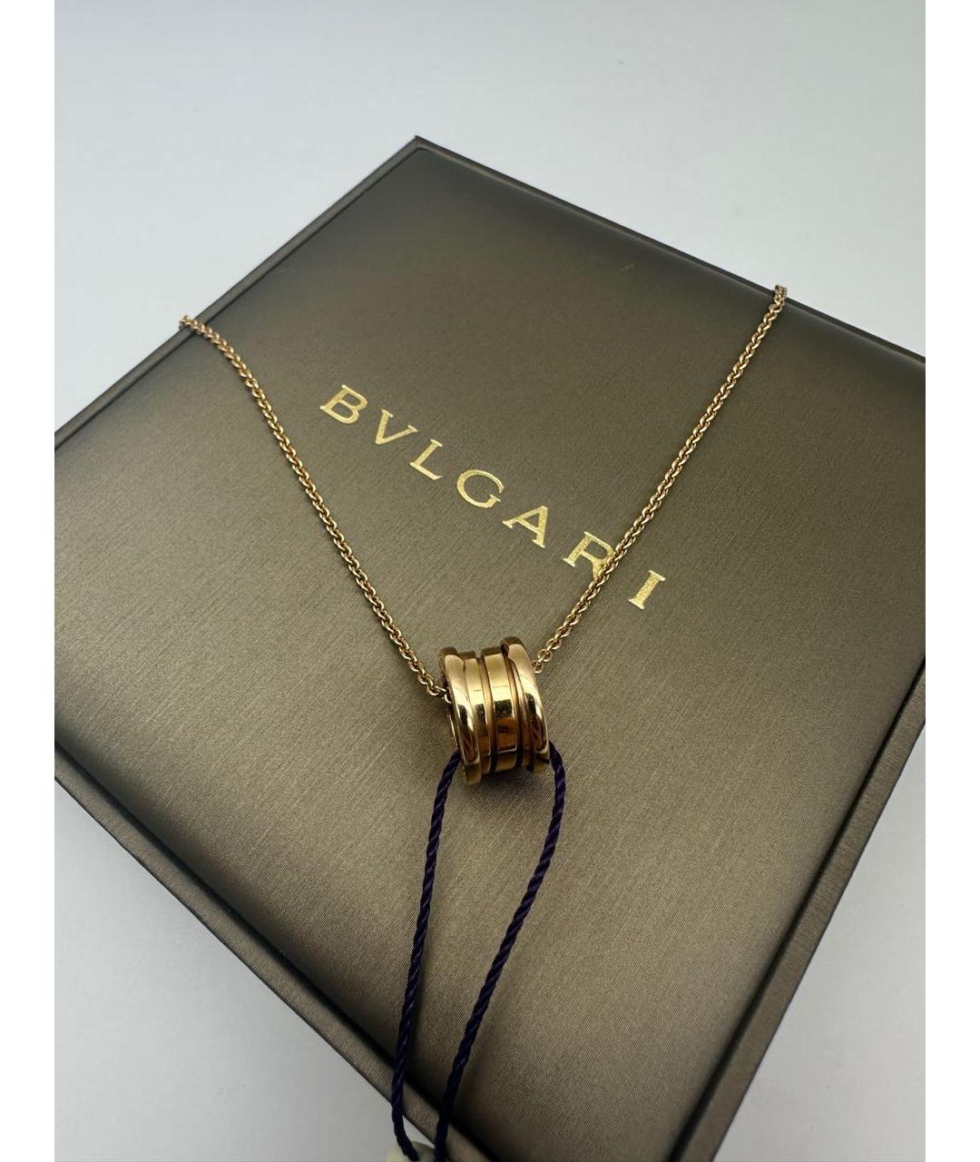 BVLGARI Золотое колье из розового золота, фото 3