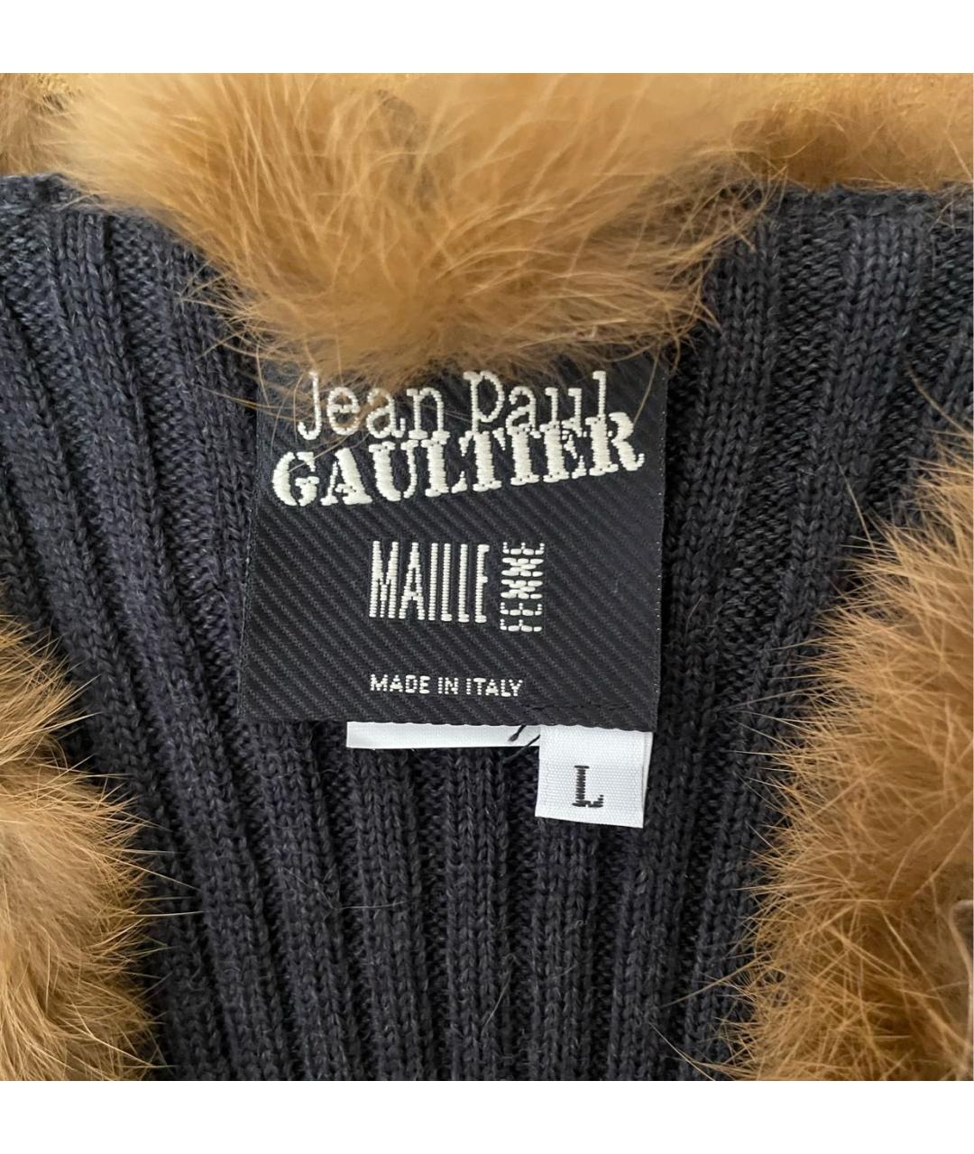 JEAN PAUL GAULTIER Антрацитовый шерстяной корсет, фото 4