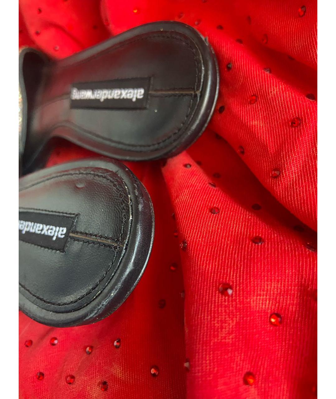 ALEXANDER WANG Черные босоножки, фото 5