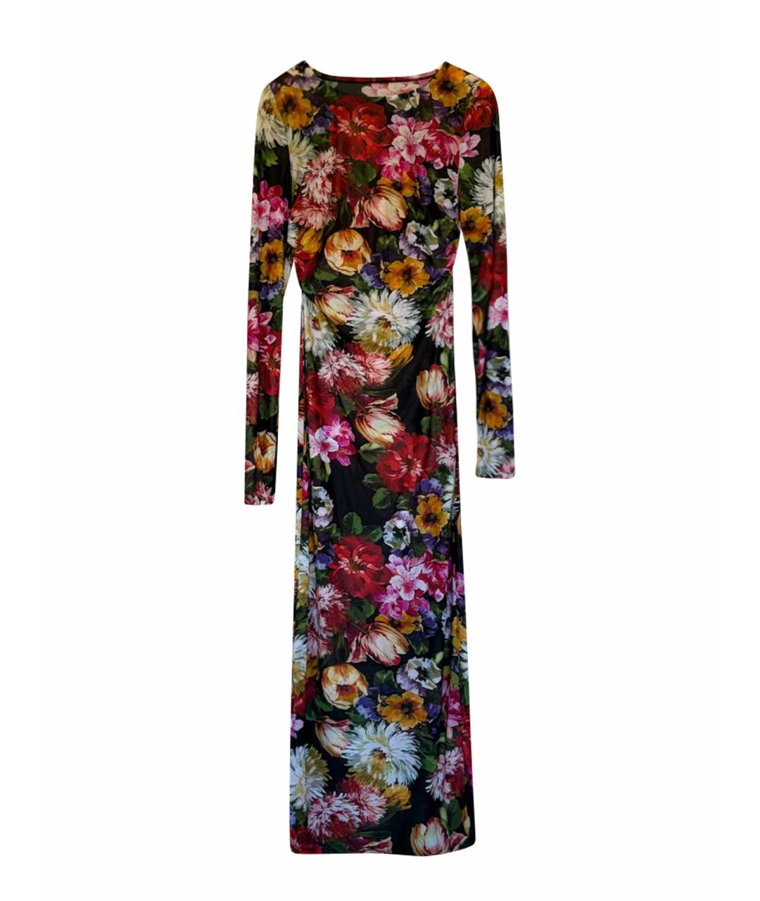 DOLCE&GABBANA Мульти вискозное вечернее платье, фото 1