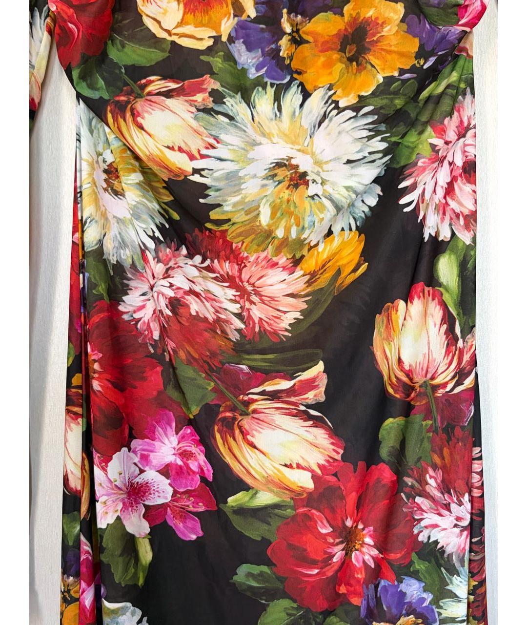 DOLCE&GABBANA Мульти вискозное вечернее платье, фото 5