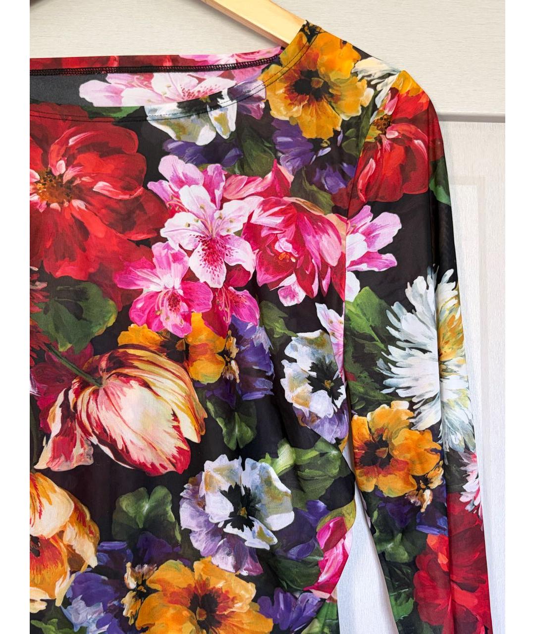 DOLCE&GABBANA Мульти вискозное вечернее платье, фото 3
