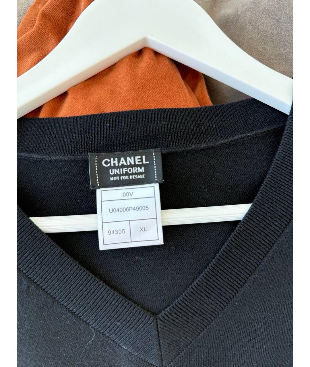 CHANEL Черный джемпер / свитер, фото 5