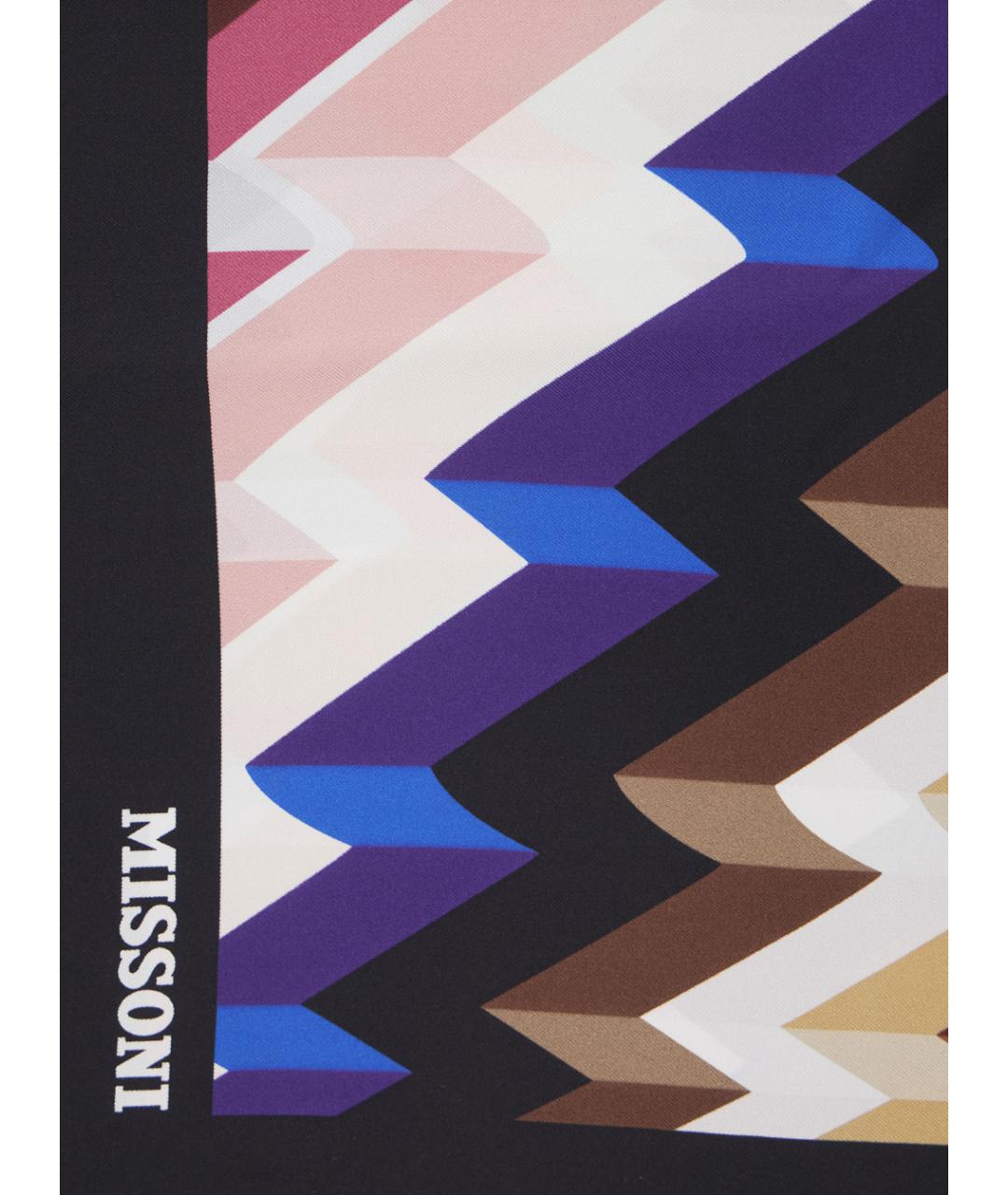 MISSONI Мульти шелковый шарф, фото 3