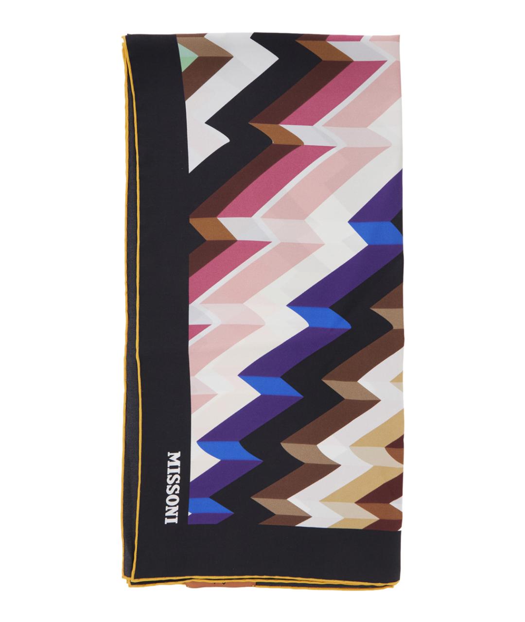 MISSONI Мульти шелковый шарф, фото 1