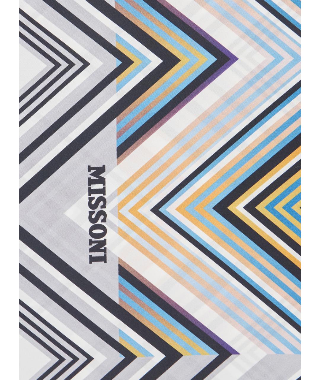 MISSONI Мульти шелковый шарф, фото 3