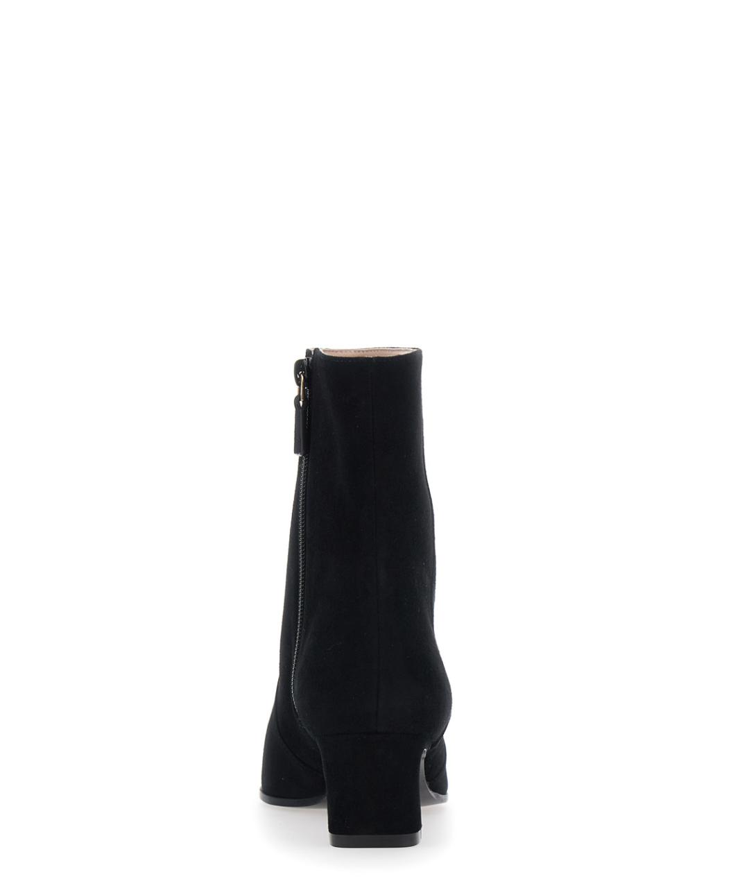 STUART WEITZMAN Черные замшевые ботильоны, фото 4