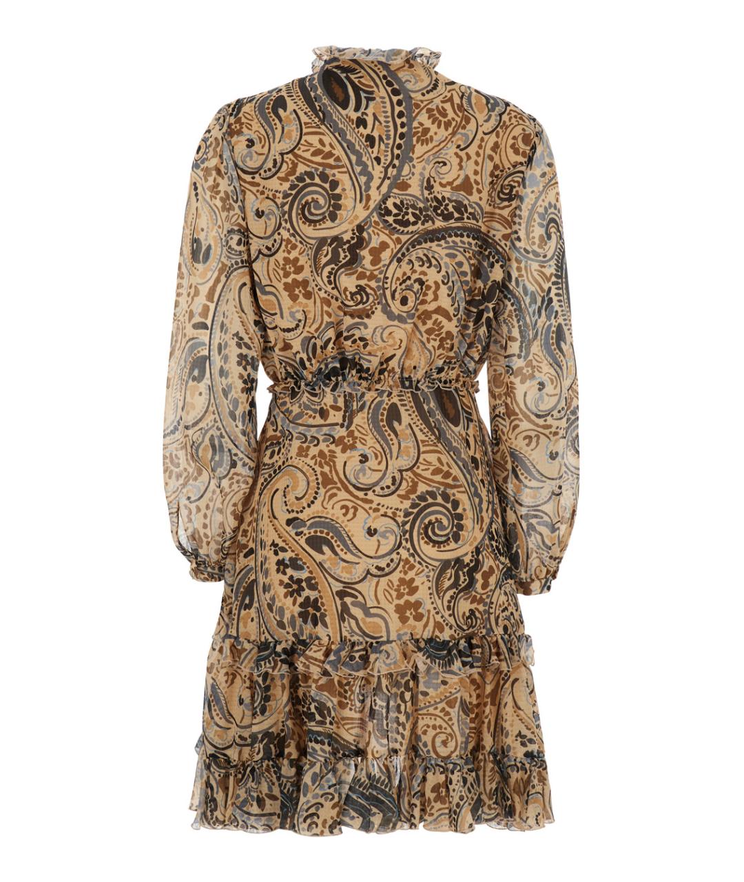 ETRO Мульти полиэстеровое коктейльное платье, фото 2