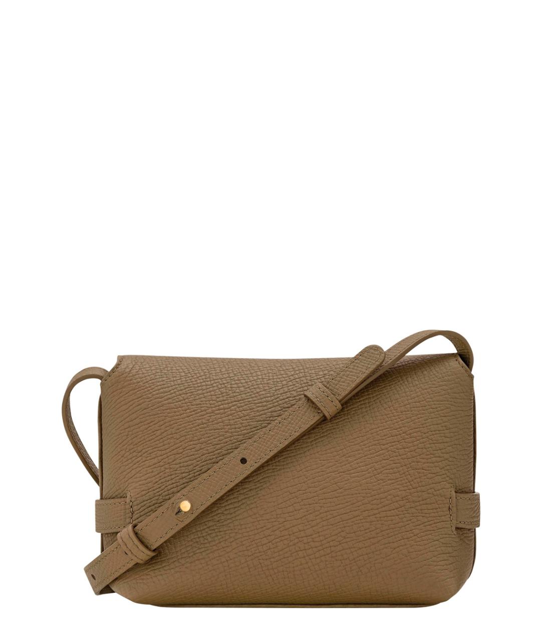 LONGCHAMP Зеленая кожаная сумка через плечо, фото 2