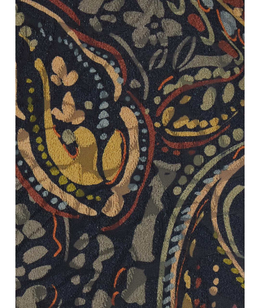 ETRO Мульти полиэстеровые прямые брюки, фото 3