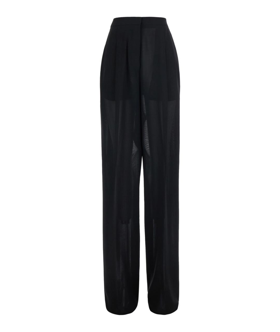 TOM FORD Черные шерстяные прямые брюки, фото 1