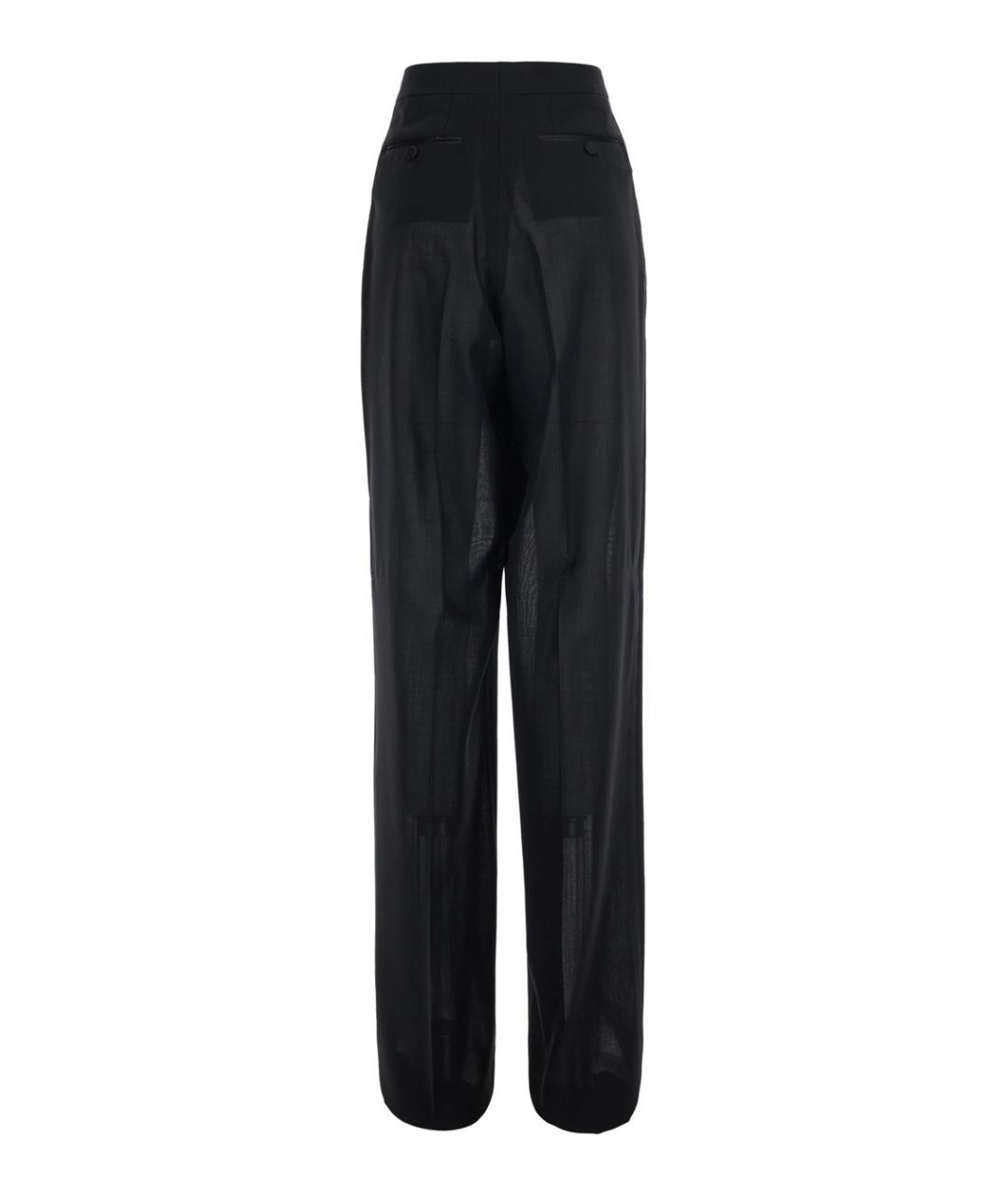 TOM FORD Черные шерстяные прямые брюки, фото 2