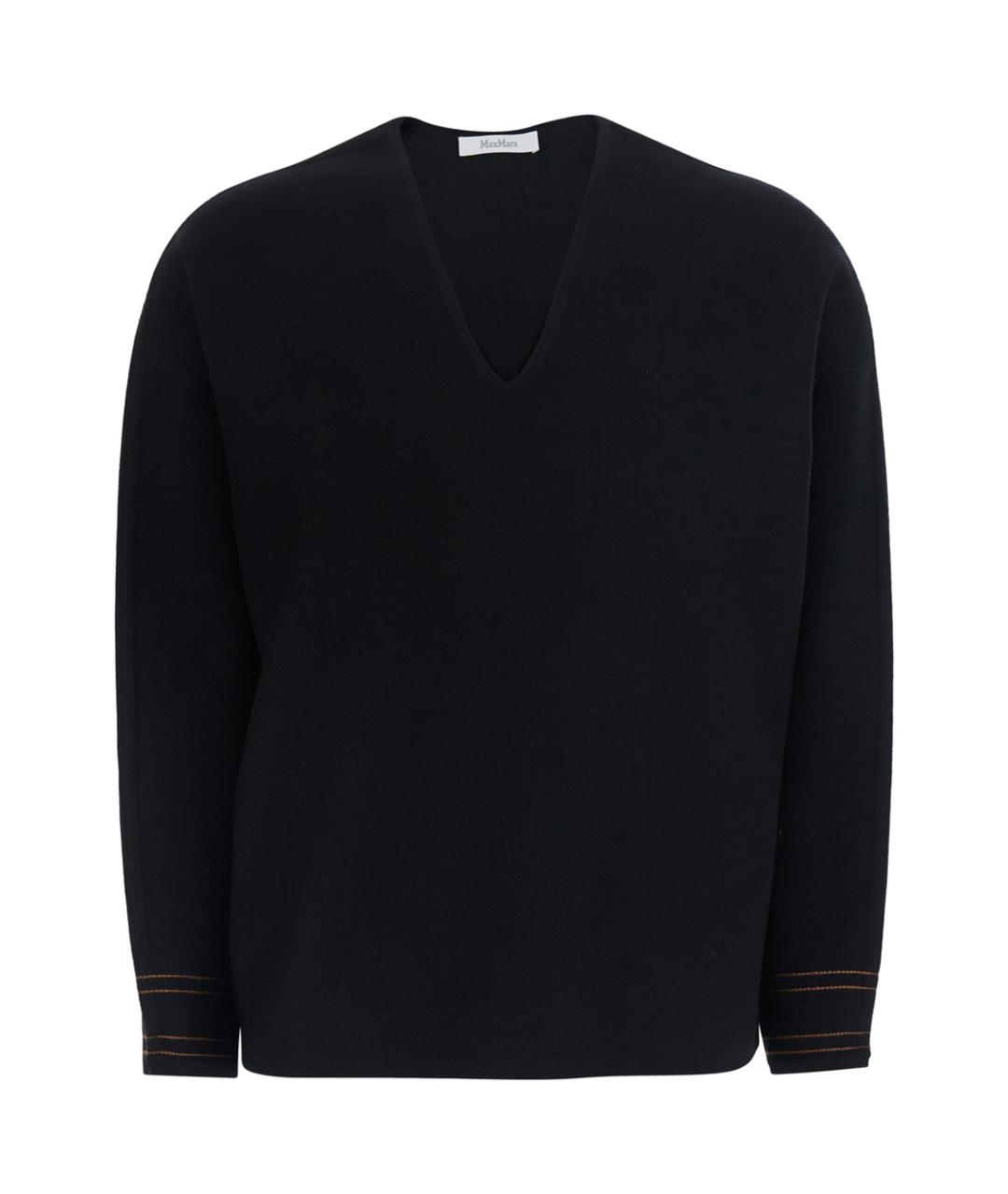 MAX MARA Черный джемпер / свитер, фото 1
