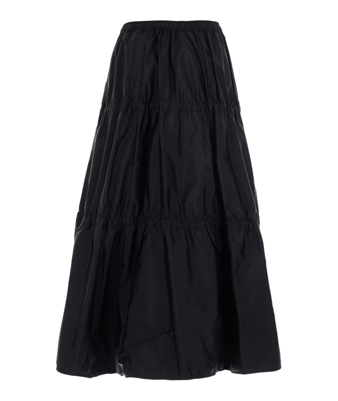 MONCLER Черная юбка миди, фото 2