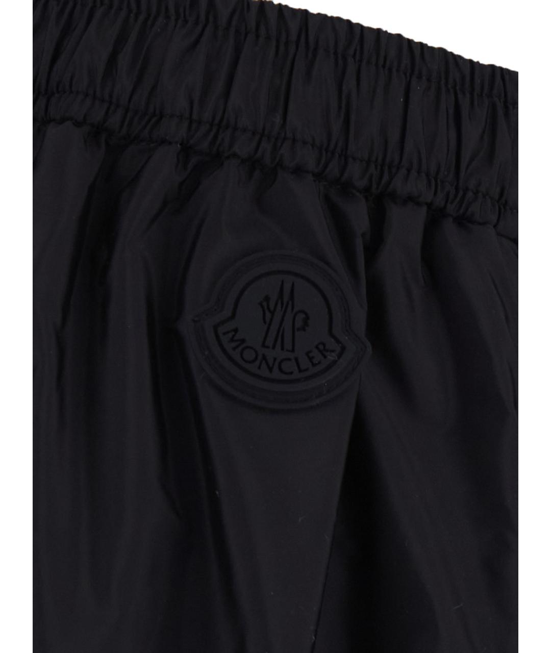 MONCLER Черная юбка миди, фото 3