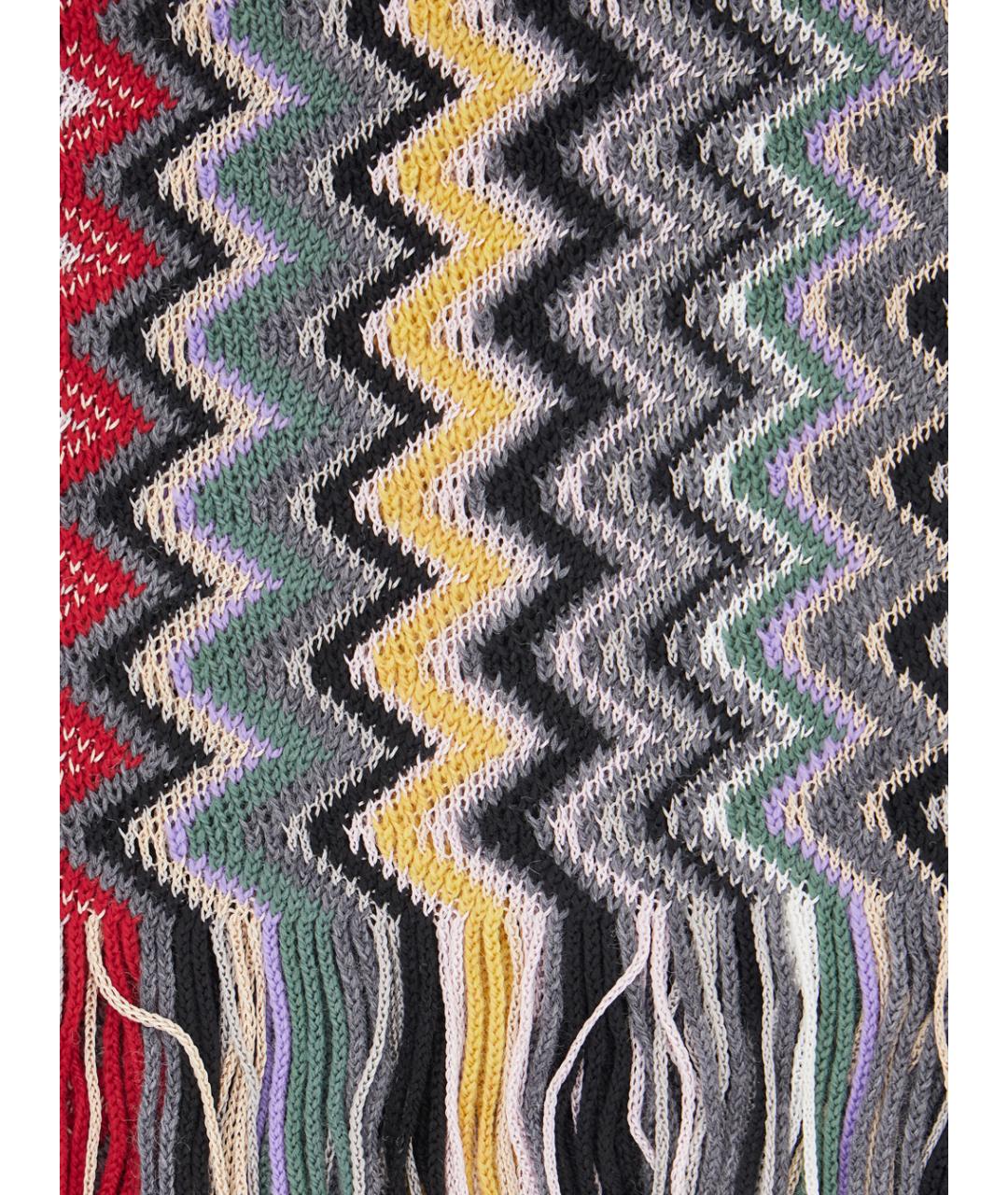MISSONI Мульти шерстяной шарф, фото 3