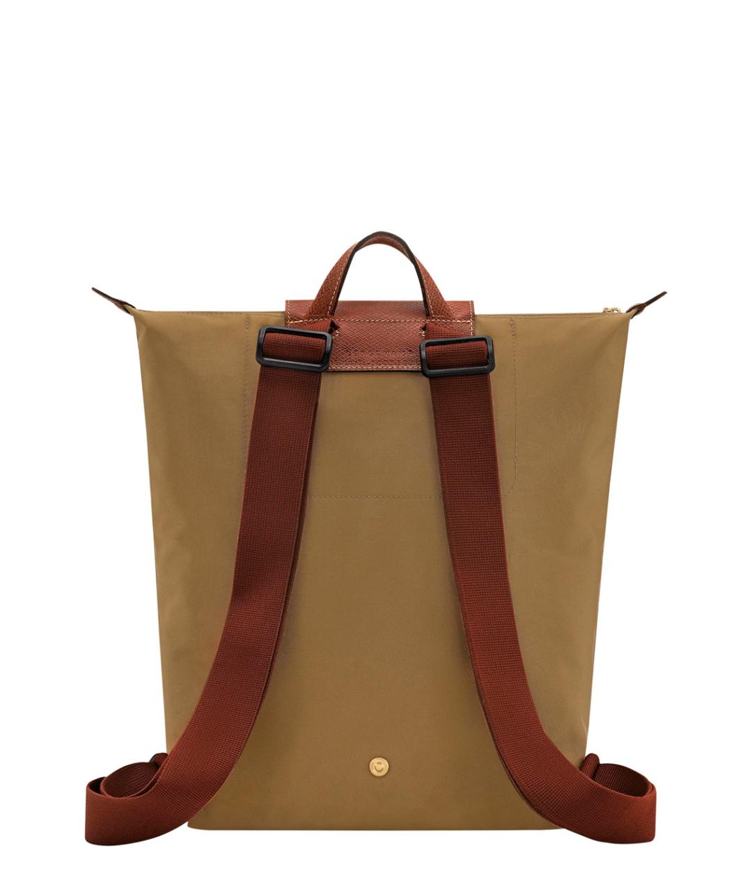 LONGCHAMP Зеленый синтетический рюкзак, фото 2