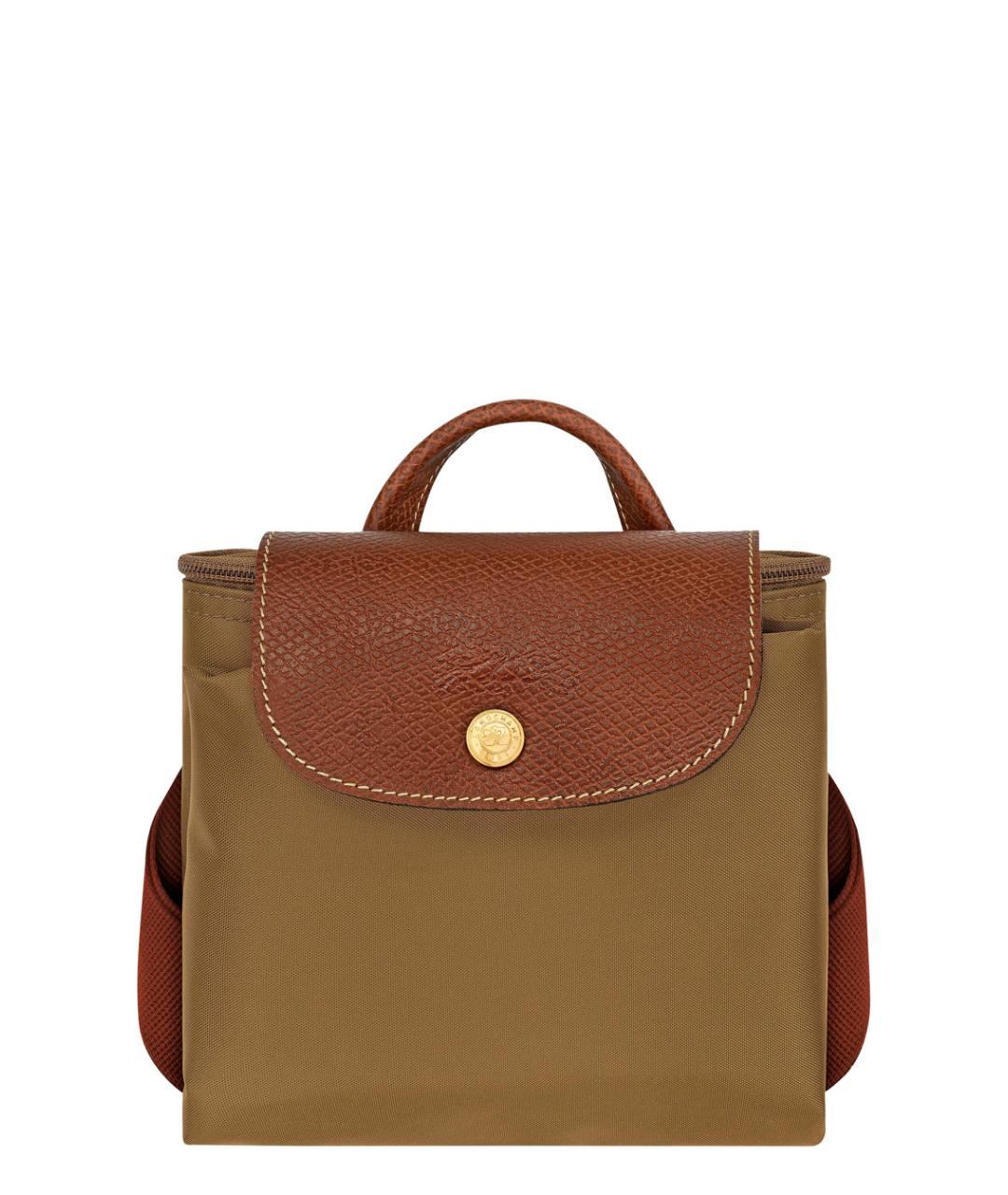 LONGCHAMP Зеленый синтетический рюкзак, фото 1