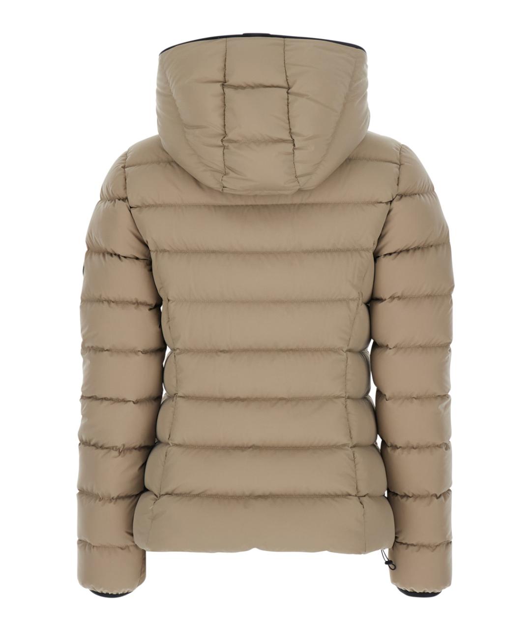 MONCLER Бежевый пуховик, фото 2
