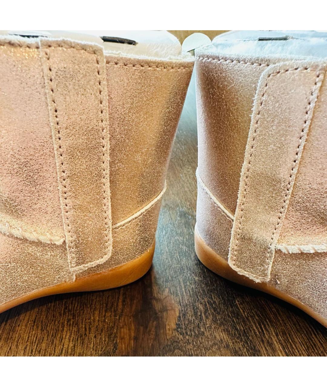 UGG Розовые кожаные сапоги, фото 5
