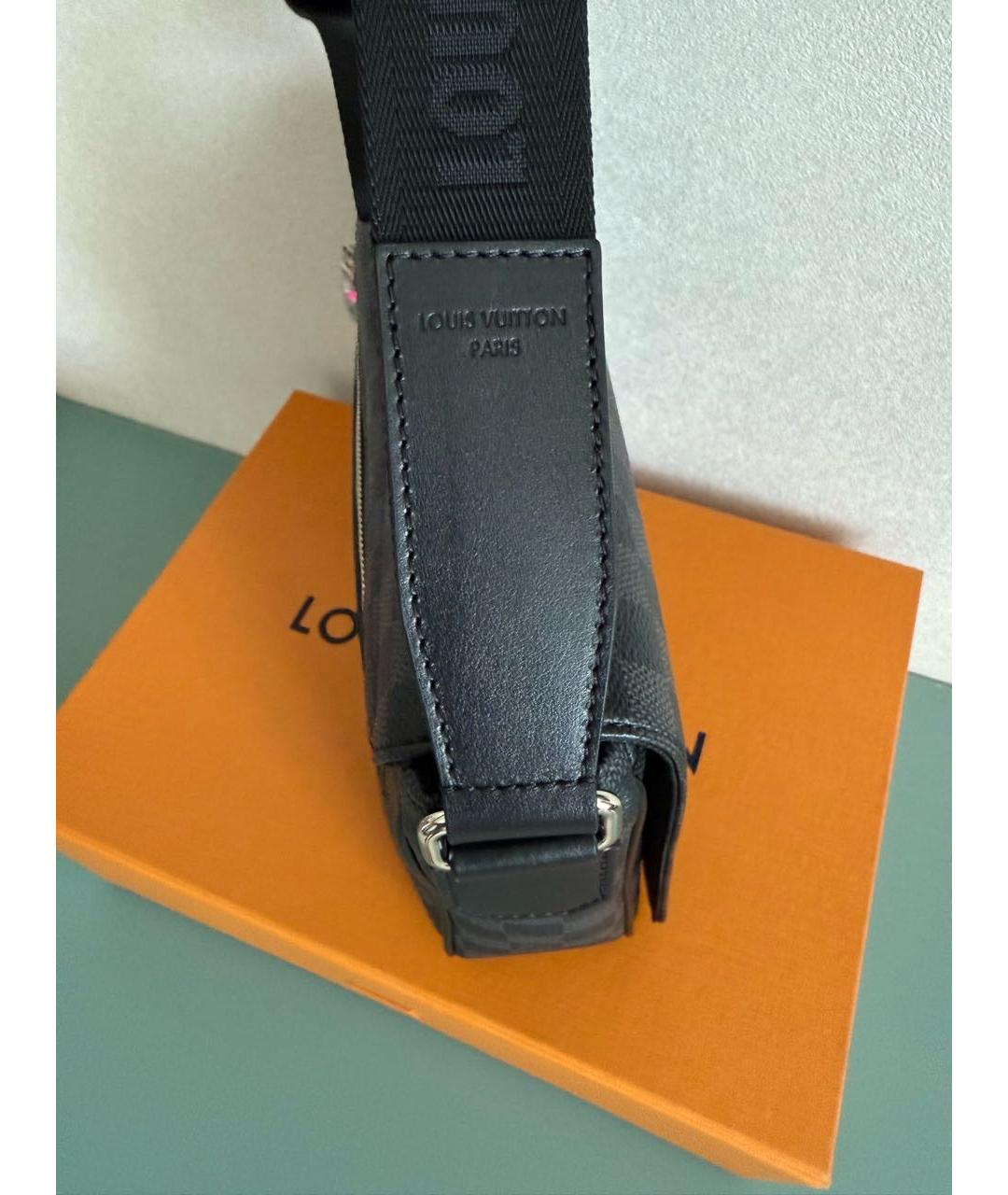 LOUIS VUITTON Серая канва сумка на плечо, фото 5