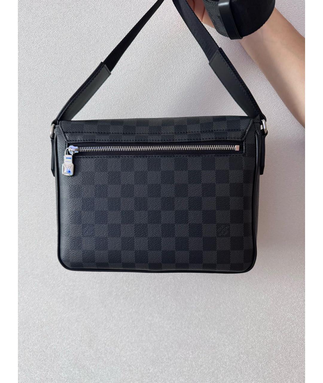 LOUIS VUITTON Серая канва сумка на плечо, фото 2