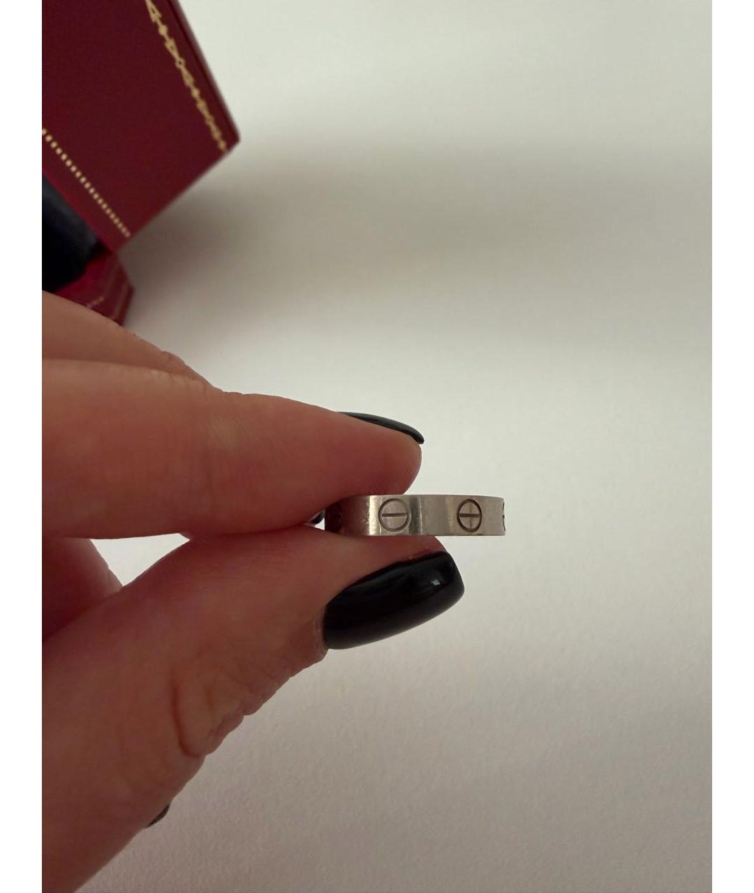 CARTIER Серебряное кольцо из белого золота, фото 2