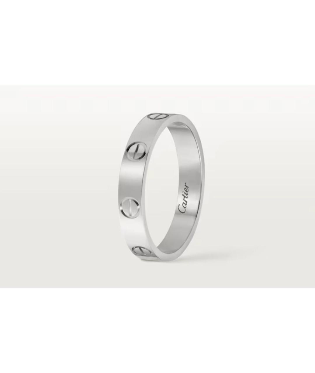 CARTIER Серебряное кольцо из белого золота, фото 4