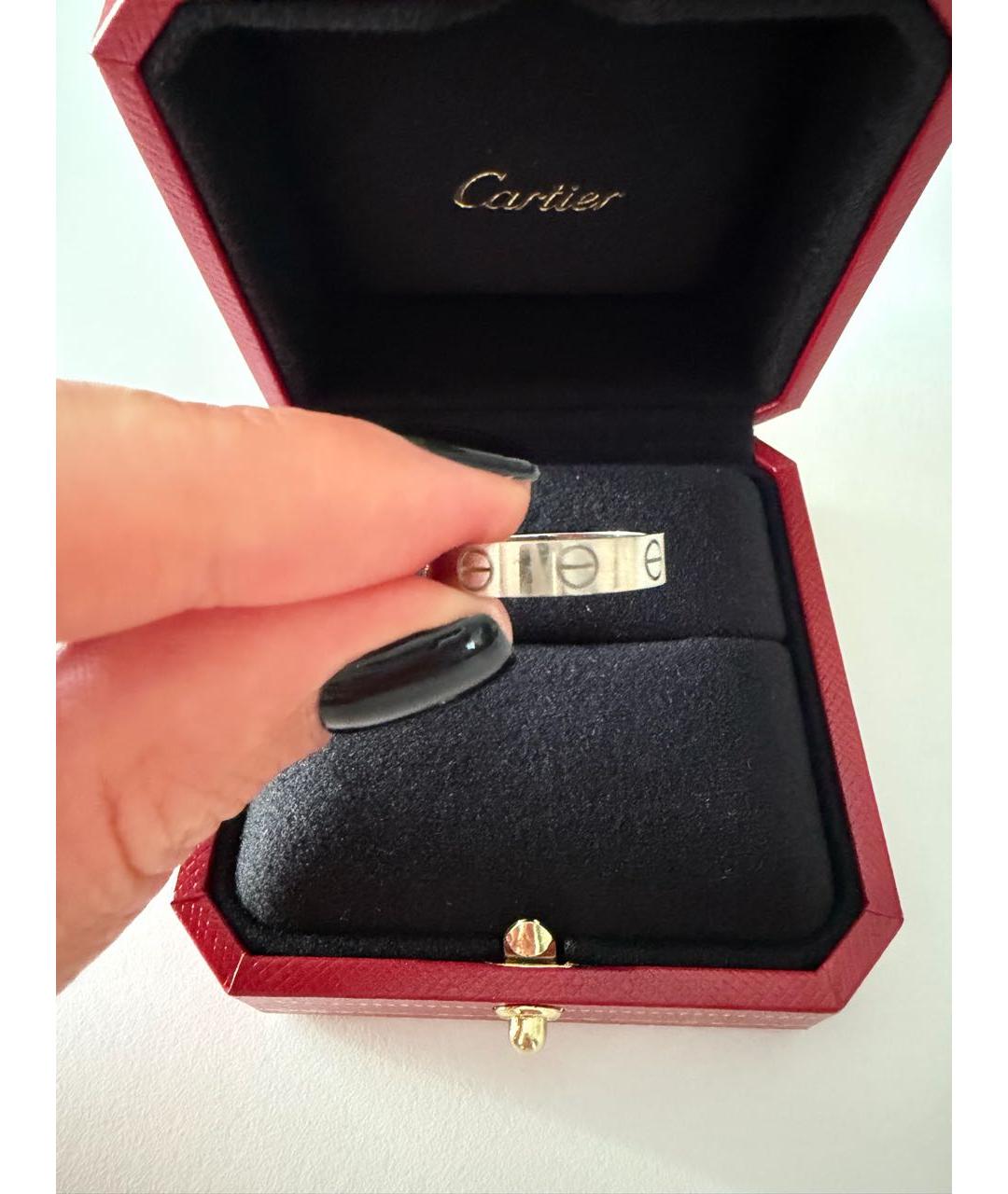 CARTIER Серебряное кольцо из белого золота, фото 3