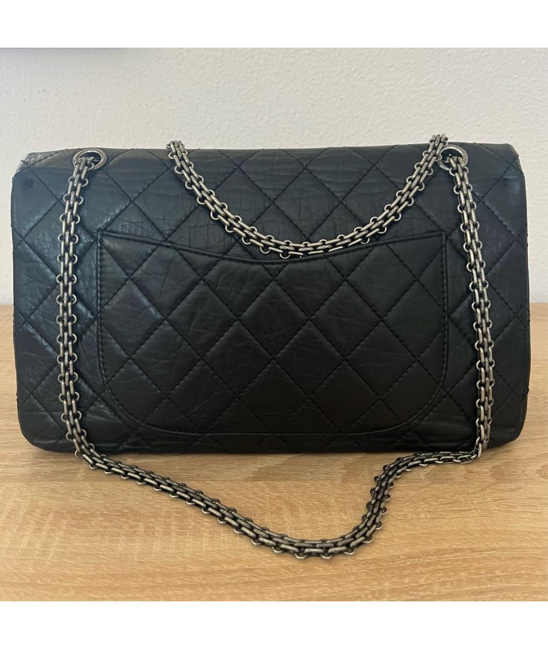 CHANEL Черная кожаная сумка через плечо, фото 2