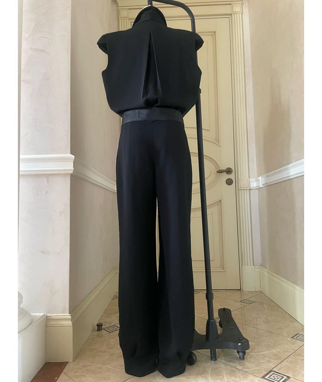 THIERRY MUGLER VINTAGE Черный шелковый комбинезон, фото 2