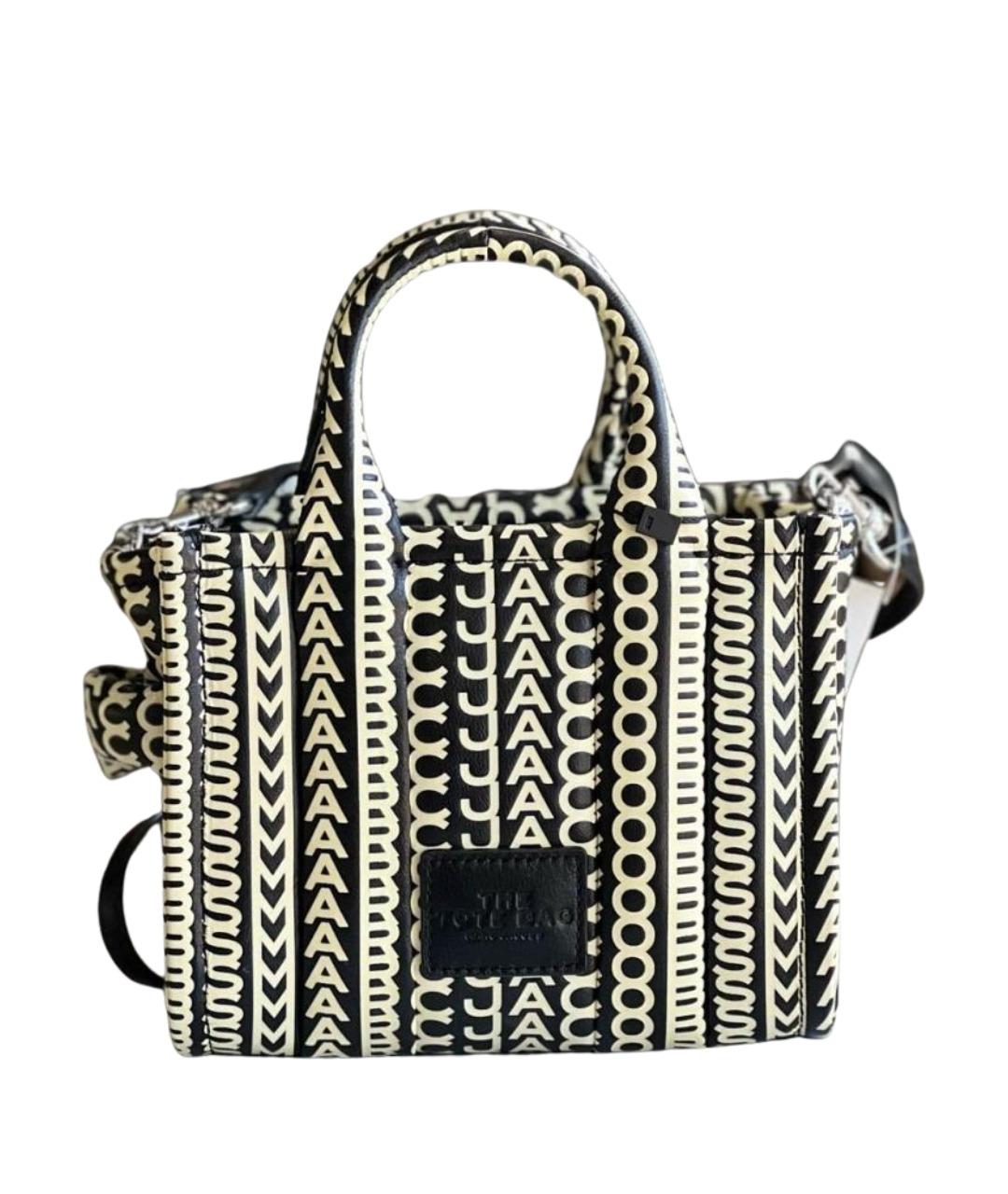 MARC JACOBS Черная кожаная сумка тоут, фото 1