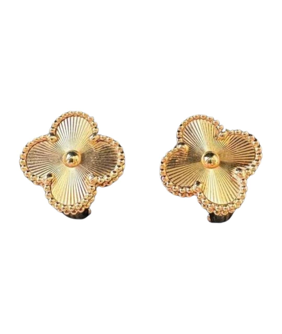 VAN CLEEF & ARPELS Золотые серьги из желтого золота, фото 1
