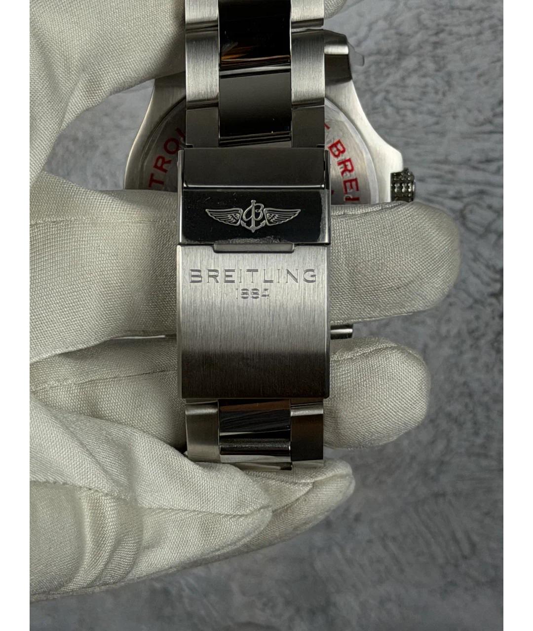 BREITLING Синие металлические часы, фото 7