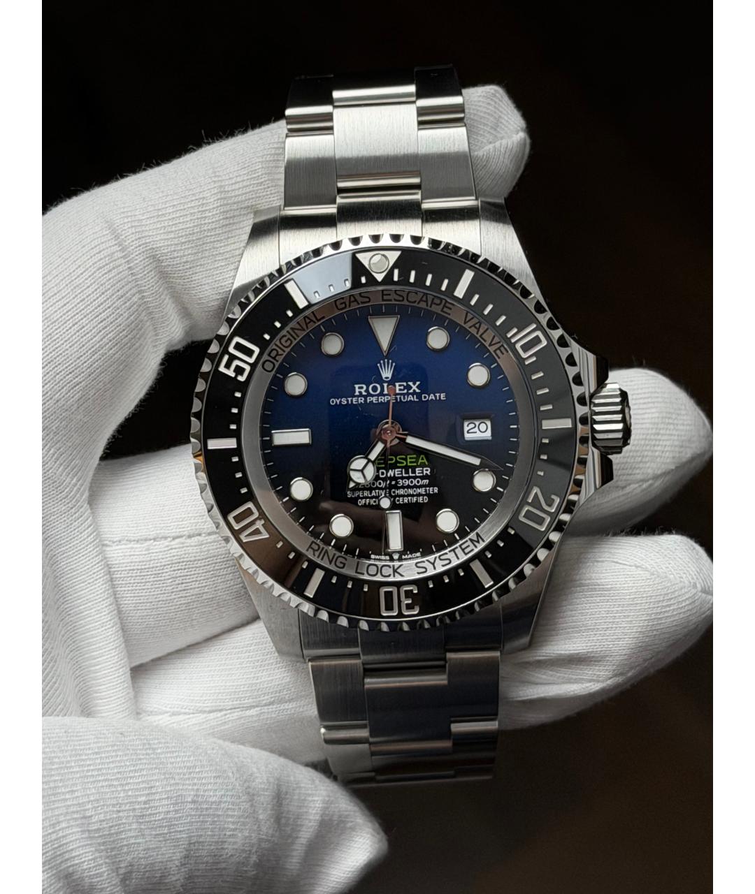 ROLEX Темно-синие часы, фото 2