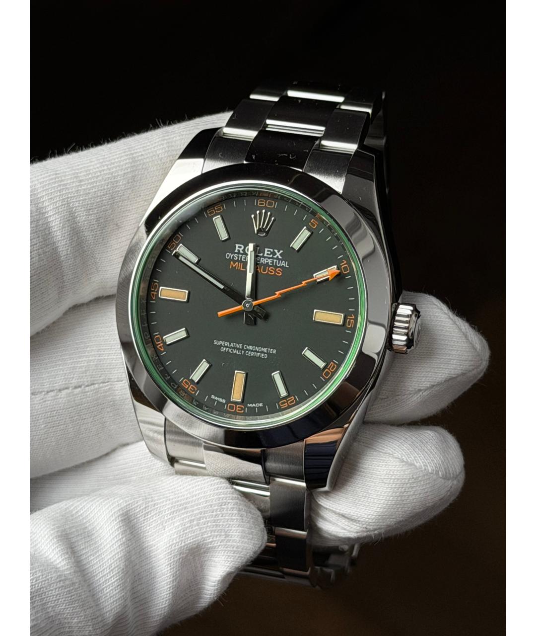 ROLEX Черные часы, фото 3