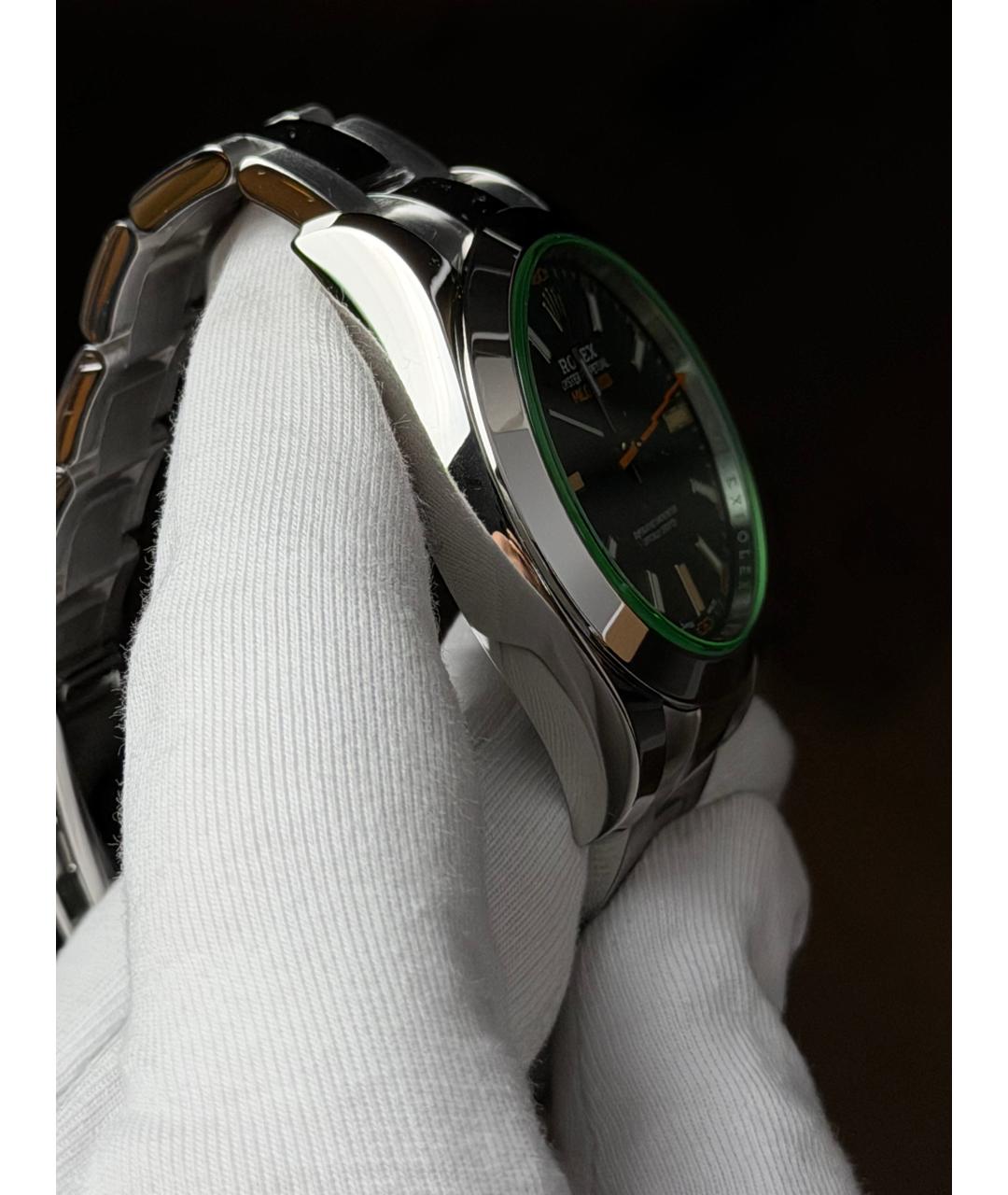ROLEX Черные часы, фото 5