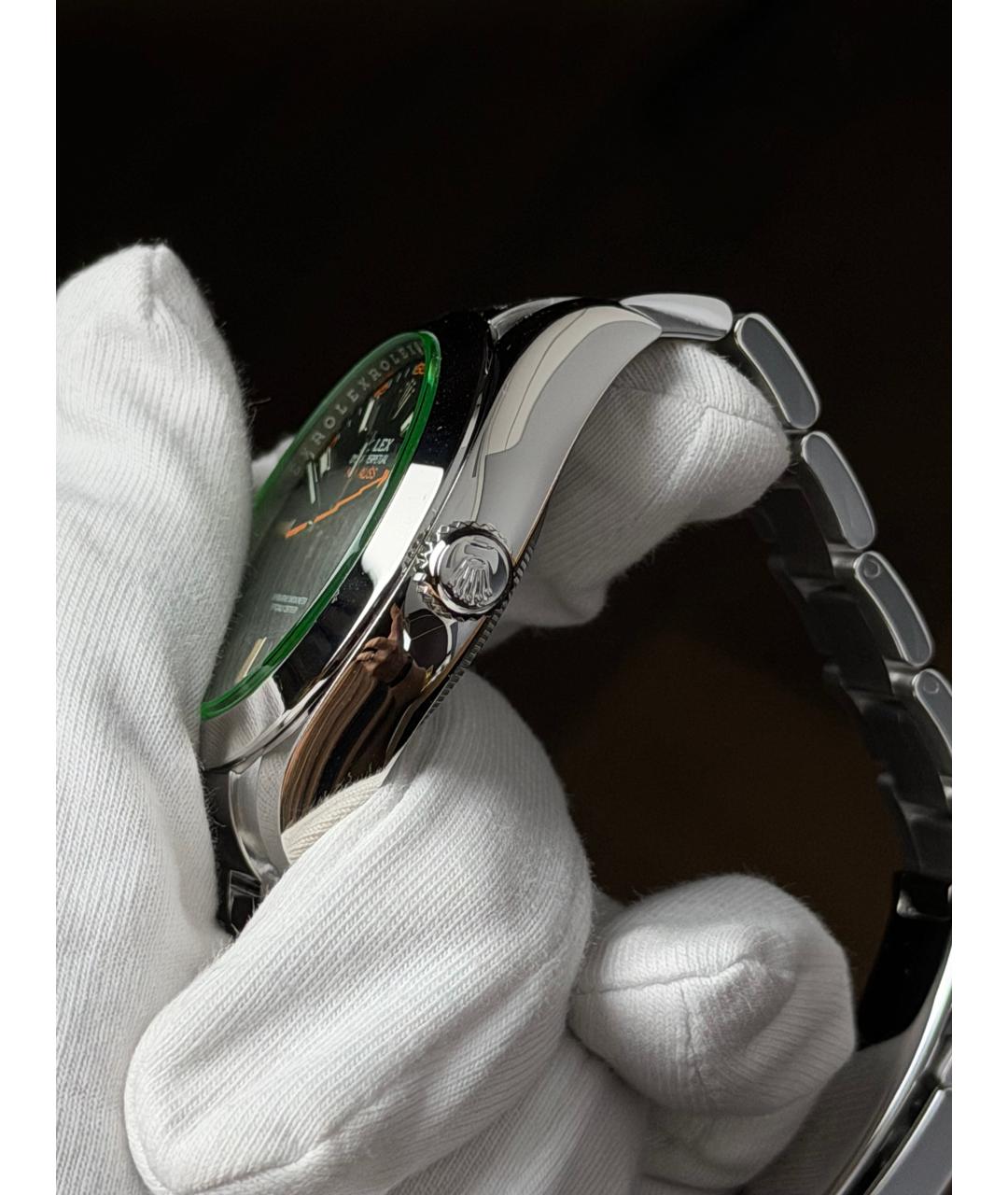 ROLEX Черные часы, фото 4