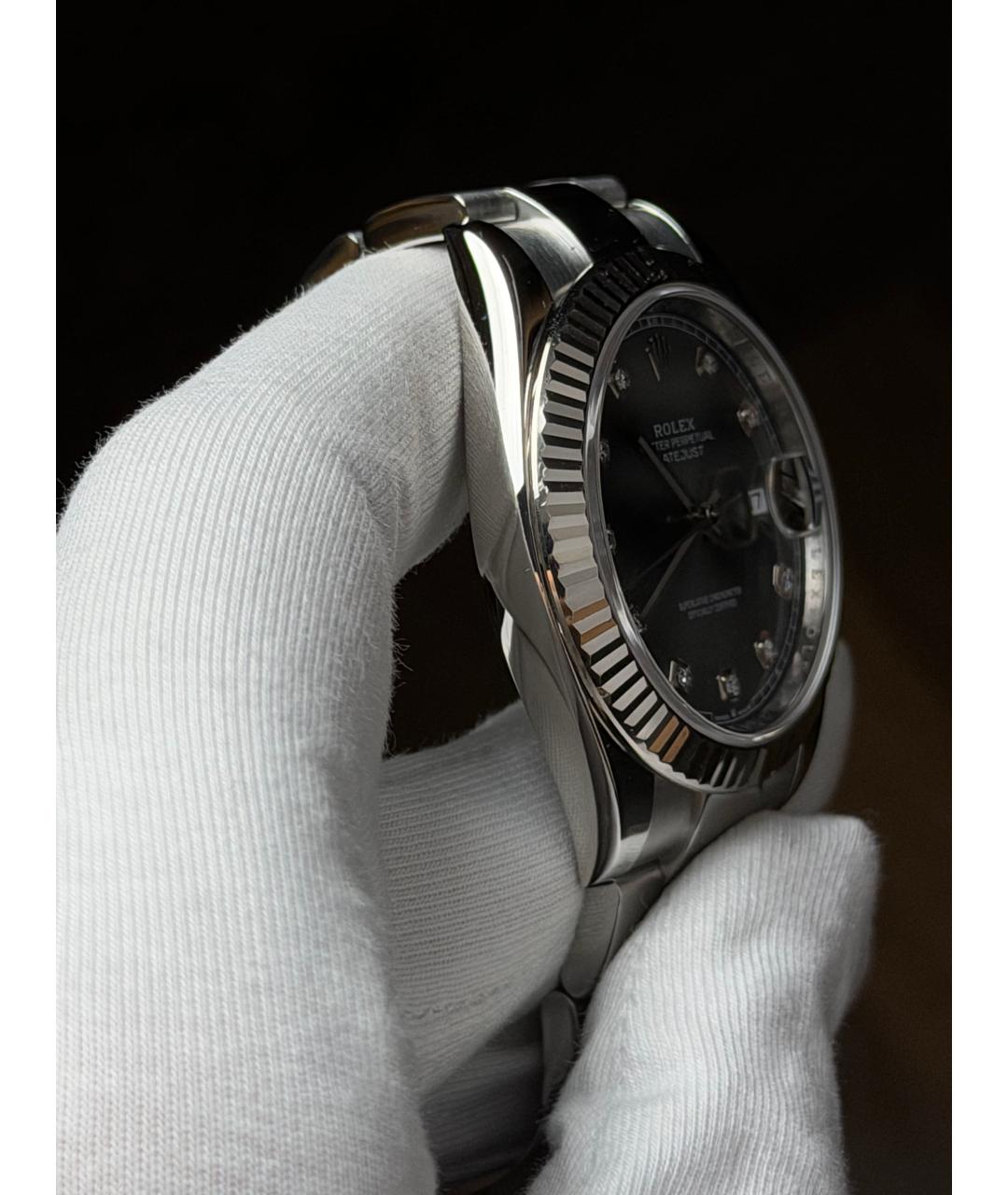 ROLEX Серые часы, фото 5