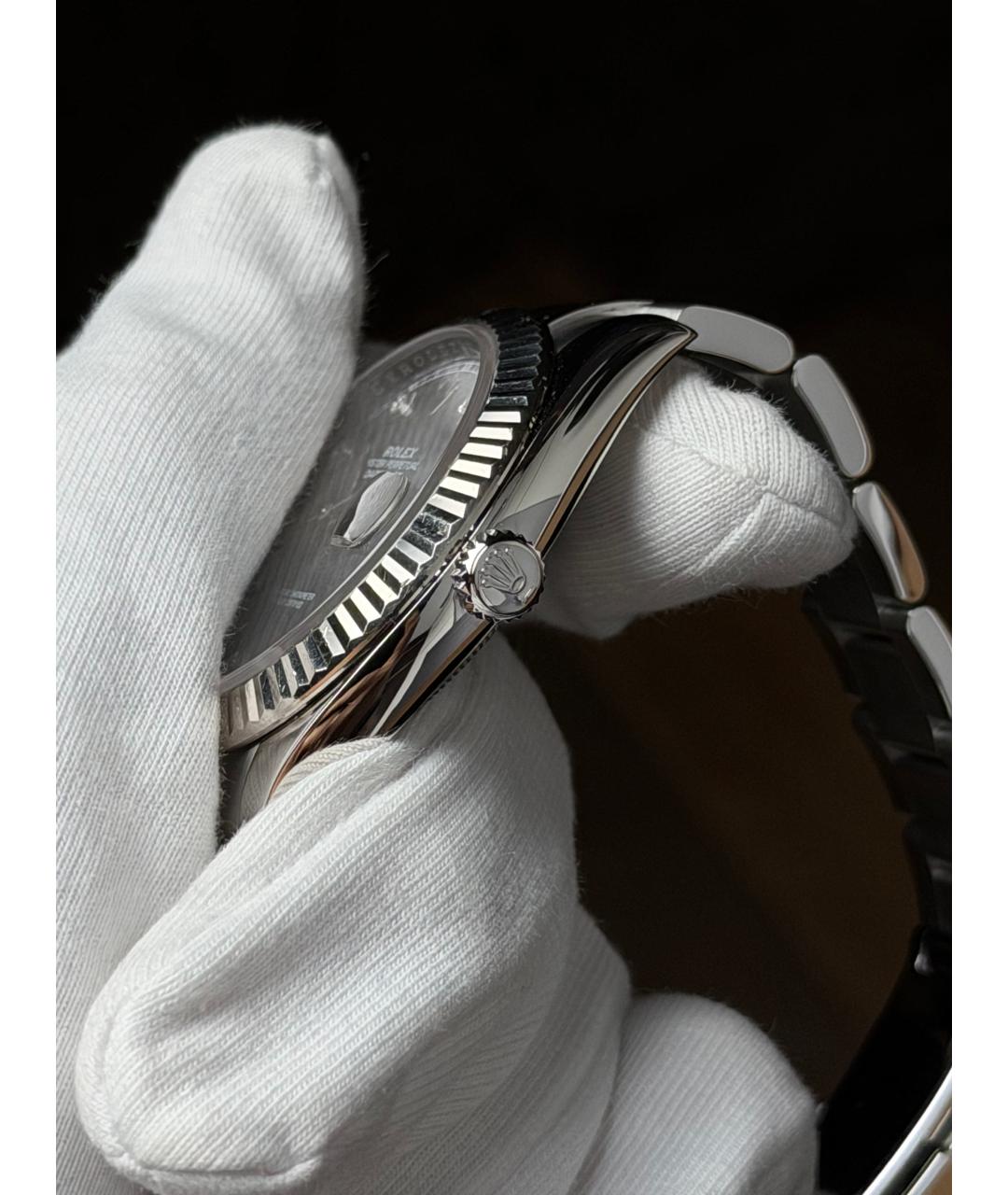 ROLEX Серые часы, фото 4