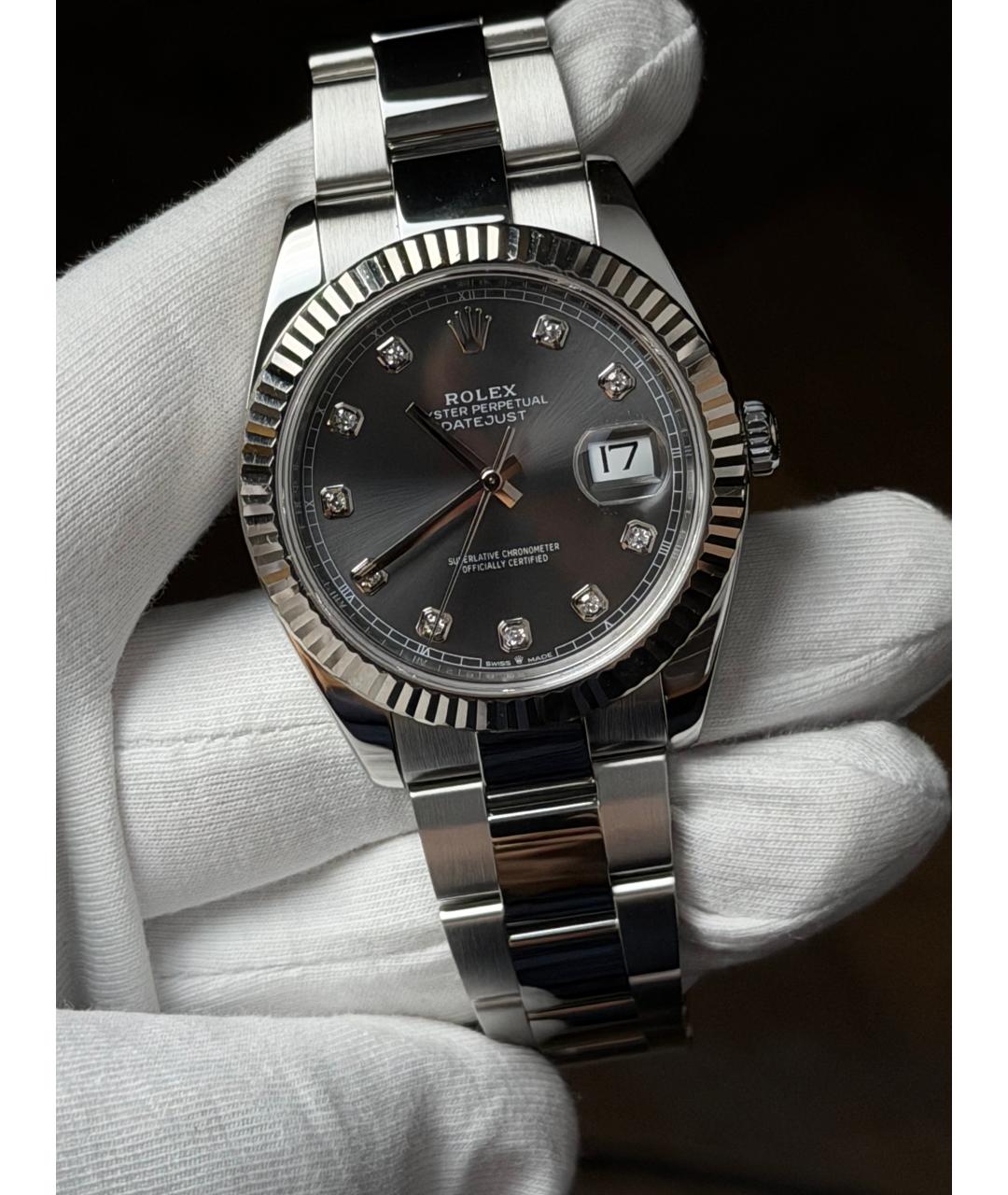 ROLEX Серые часы, фото 2