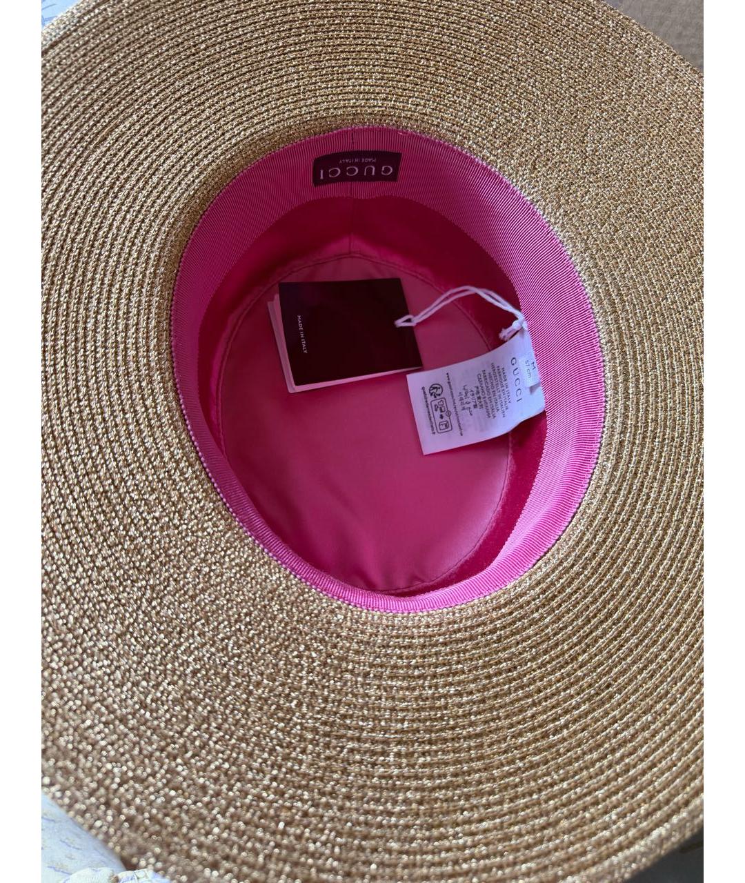 GUCCI Золотая шляпа, фото 5